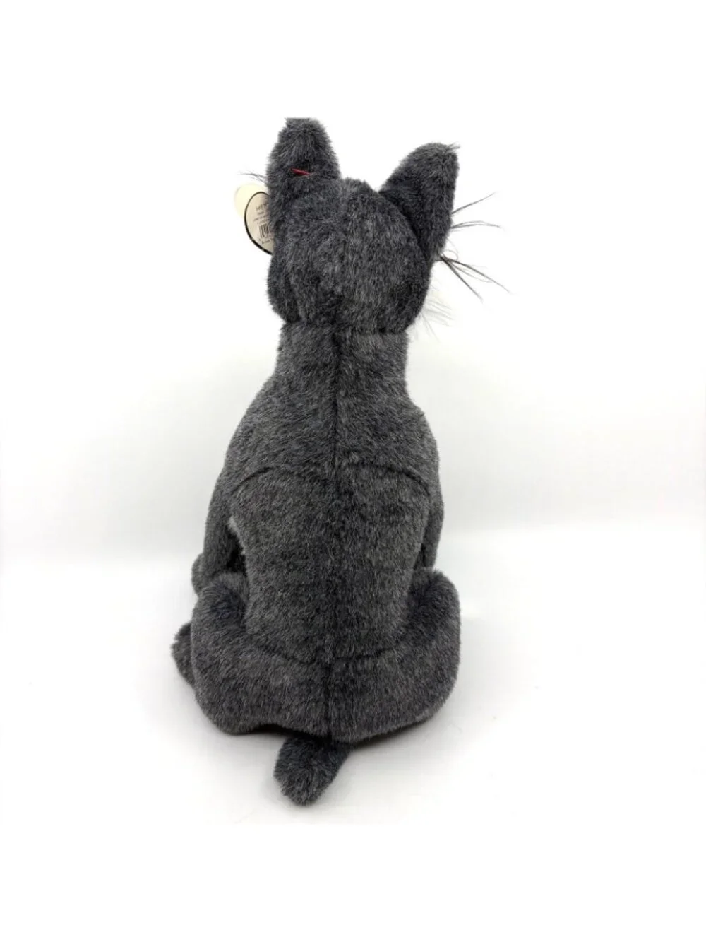 TY Max The Schnauzer Plush Dog 11” Gray White Retired 2000 w/ Original Tags